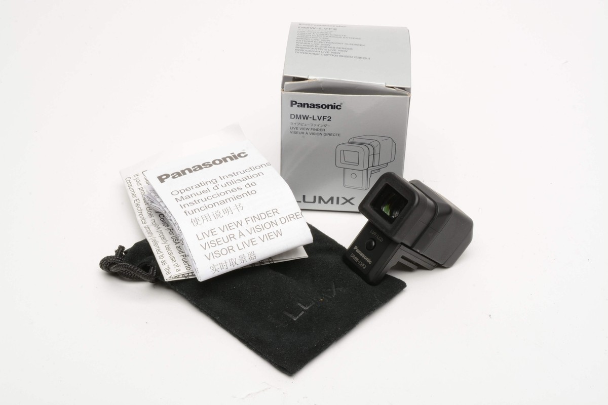 Panasonic DMW-LVF2 Live View Finder for Lumix GX1, Mint, Boxed | eBay
