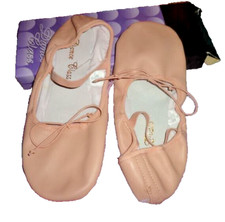 Pink Leather Ballet Shoes Size 8.5 - New in Box