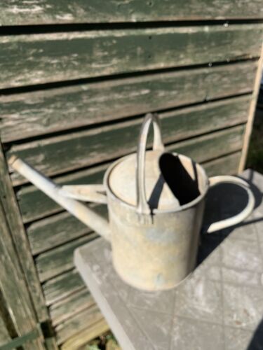 Vintage 1 Gallon Galvanised Watering Can