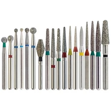 Dental Burs Diamond FG Round End Taper Barrel High Speed 856 801L Surgical Bur