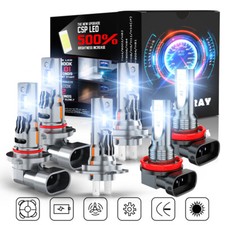 9005 H7 H11 Combo Led Headlight Hilo Fog Light Bulb For Mazda 3 2004 2005 2006