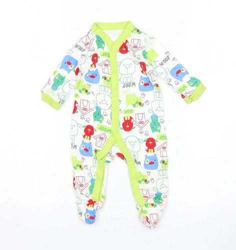 George Jungen mehrfarbige Baumwolle Babygrow einteilig Größe 0-3 Monate