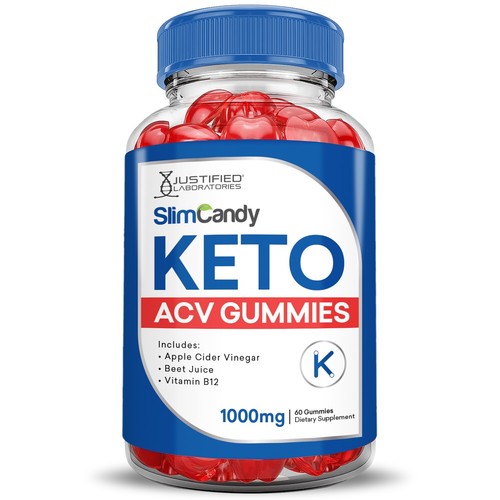 Slim Candy Keto ACV Gummies 1000MG Apple Cider Vinegar 120 Gummys - Picture 3 of 6