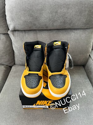 Size 12 - Nike Air Jordan 1 Retro High OG Pollen Black with