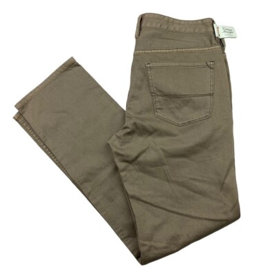 NEW Tommy Bahama Men's Vintage Straight 5-Pocket Jeans Pants Khaki/Tan •  34x34