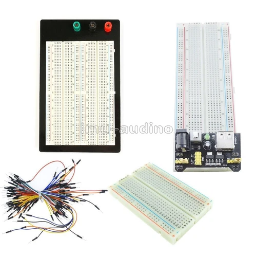 400/830 MB102 Point Breadboard 1660 Power Supply Module W Jump Wire For Arduino