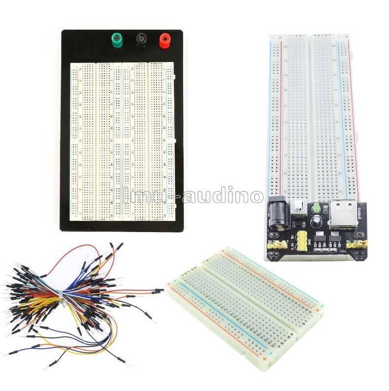 400/830 MB102 Point Breadboard 1660 Power Supply Module W Jump Wire For Arduino