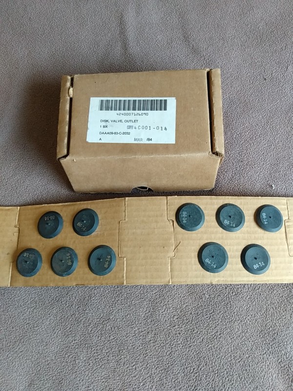 Military Lot of 10 Outlet Exhale Valve Gas Mask Fits MOST American Masks New
