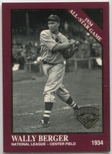 1994 Conlon Collection TSN Burgundy #1098 Wally Berger Boston Braves