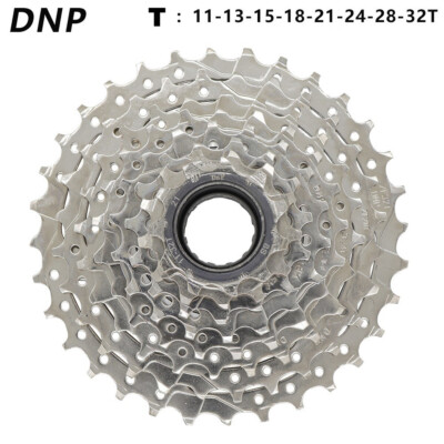 DNP 8 Gang Neusilber Freilauf zum Anschrauben 11-32T kompatibel Shimano