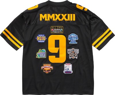 Supreme Championships Embroidered Football Jersey 4colors FW23