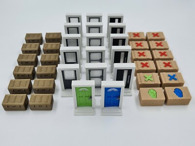 Zombicide 2nd Edition Doors, Tokens & Zuhälterkisten