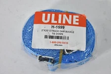U-Line LiftAll E-Track Cam Buckle Style Tie Down 2" x 20' 2500lbs Capacity H1599