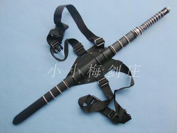 S2601 WESLEY SNIPES DAY WALKER BLADE TRINITY II 2 SWORD W/ LEATHER
