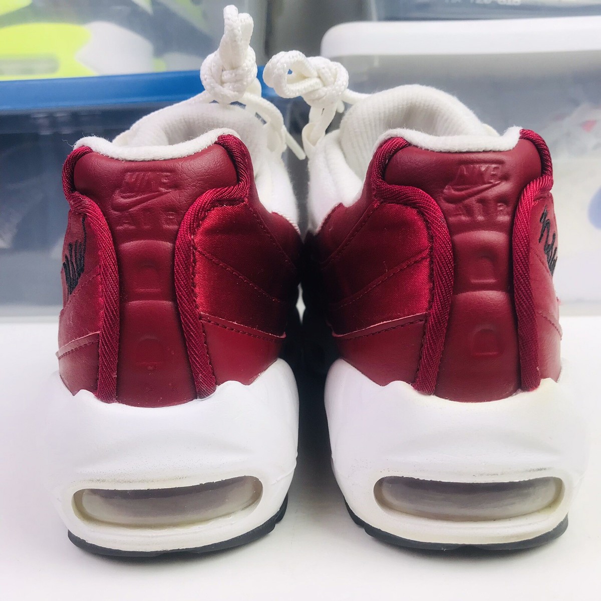 Nike Air Max 95 LX NSW 'RED BURST' AA1103-601 MINT Woman's Nike Air Max 95 LX NSW 'RED BURST' AA1103-601 MINT Woman's
