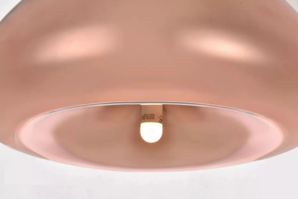 Elegant Lighting LDPD2018 Reflection 1 Light 11"W Pendant - Copper - Image 2 of 4