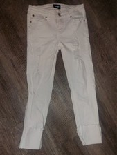 HUDSON Girls 12 Wide Cuff Crop Jeans White