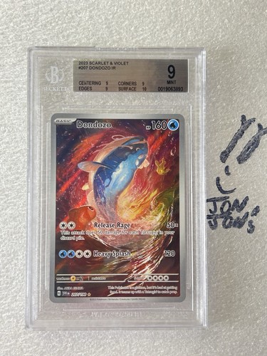 Dondozo graded BGS 9 for sale on eBay