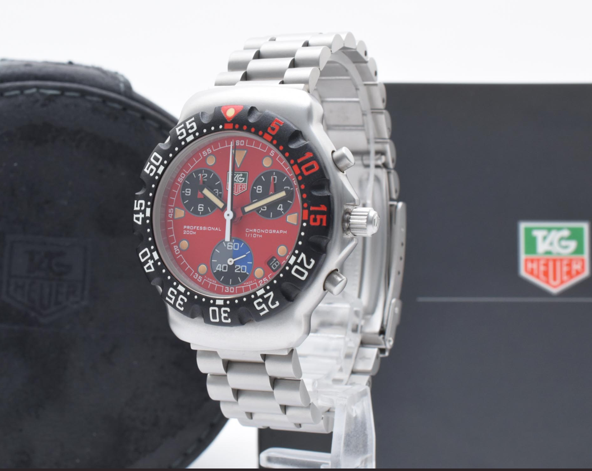 ラ*ん様 タグホイヤー／TAG Heuer Formula 1 CA1215 TAG Heuer Formula 1 CA1215 Stainless steel Red 1995 United