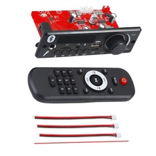160W Amplifier Bluetooth 5.0 DC12V MP3 Decoder Board FM Audio Microphone Player