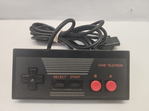 Black NES Controller RARE For Sharp Nintendo Game Television 004 