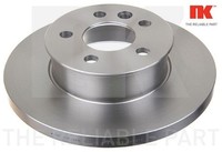 2X Bremsscheibe NK 204746 2 Bremsscheiben Vorderachse Vorne FüR VW