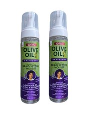 2 X ORS Olive oil Braidzone Braid Setting Mousse 207ml (7 fl.oz).