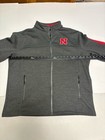 University Of Nebraska Full Zip Jacket Colosseum Adult X-Large Grey — photo 7