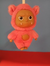 Aldi Exclusive 'Simply Pink' Fuzzy Monster Plush Toy Key Chain New Open Box