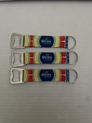 Lot of 3:Corona Beer Cerveza Cinco De Mayo Bottle Opener-Keychain