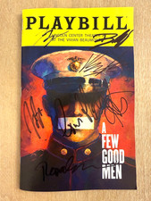 A Few Good Men Playbill SIGNED by Tom Blyth, Bradley Whitford, and cast