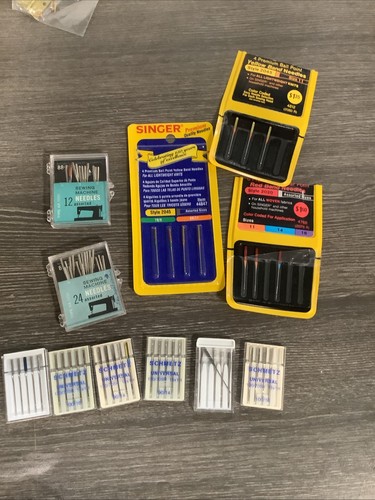 Vtg Lot of Singer Premium Ball Point Needles VARIOUS Sewing Machine Needles