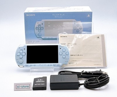 Sony PSP-2000 PSP 2000 Console Blume Felicia Blue in Box Region