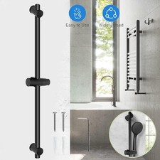 Shower Riser Rail Stainless Steel Shower Slide Bar Handheld Shower Head Holder