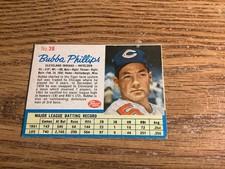 1962 Post Cereal # 39 Bubba Phillips