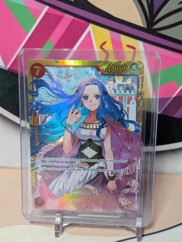 Nefeltari Vivi Secret Rare OP04-118 M PF OPTCG One Piece Kingdoms Of Intrigue