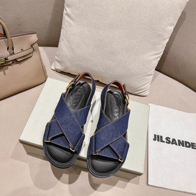 Marni Classic Platform Open-Toe Flat Sandals   US 7 / EU 37
