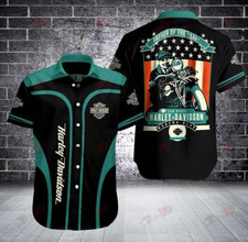 Personalized Harley Motor Racing Davidson Casual Button Down Shirt Unisex Adults