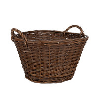 Gartenkorb Kartoffelkorb Dekokorb Flechtkorb Obstkorb Weidenkorb 26Cm Hoch 45CmØ