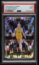 2024 Select WNBA Concourse Silver Flash Prizm Cameron Brink PSA 9 Rookie RC 0ly5