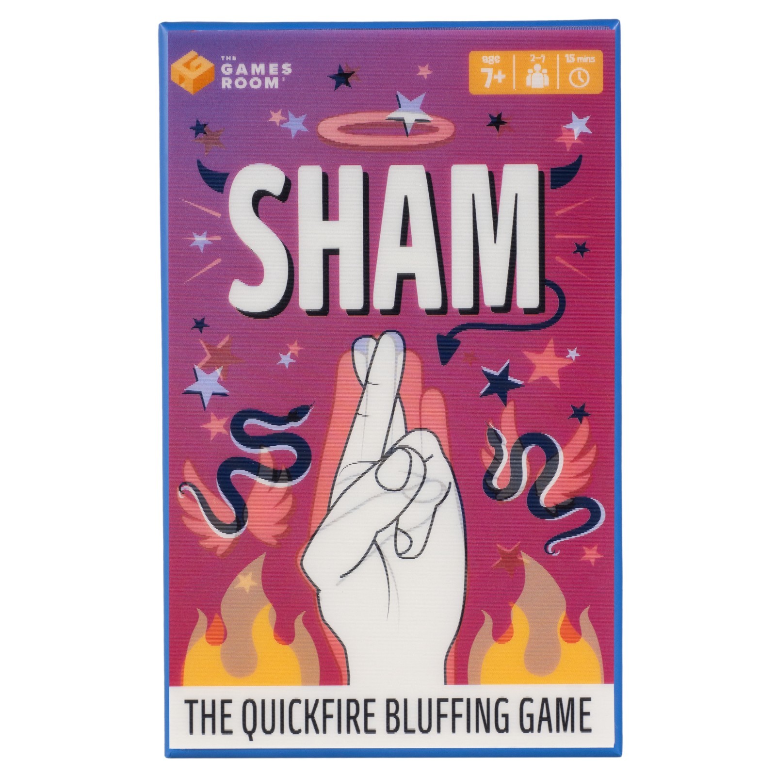 SHAM Bluffing Card Game – Fast-Paced Family Party Game for 2–7 Players