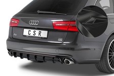 Heck Ansatz Spoiler Tuning Diffusor Glossy für Audi A6 C7 (4G) HA227-G