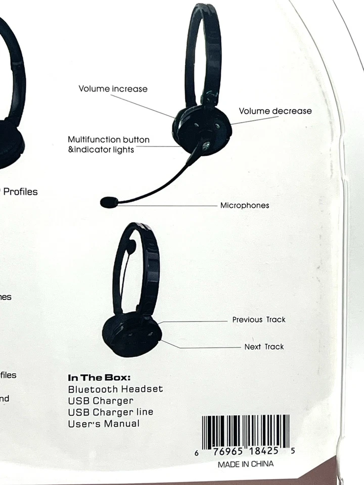 Blue Tiger Headband Stero Bluetooth Headset - Image 4 of 4