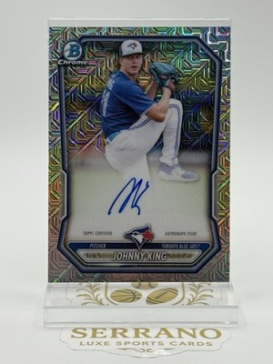 2026 Bowman Chrome Johnny King Blue Jays #BMA-JK Mega Refractor Auto