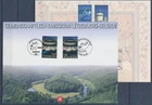 XE67676 Belgium Golden Spurs Luxembourg views First Day Sheet used