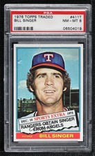 1976 Topps Traded Bill Singer #411 PSA 8 0y8e