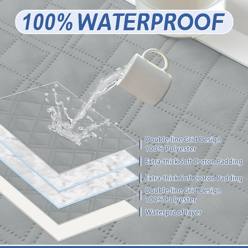 Fundas de sofá seccionales reclinables 1OO% impermeables en forma de L funda de sofá para reclinable... Foto 3 de 4