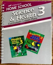 Abeka Homeschool Science & Health 3 Lesson Plans - CONDITION Good & Clean