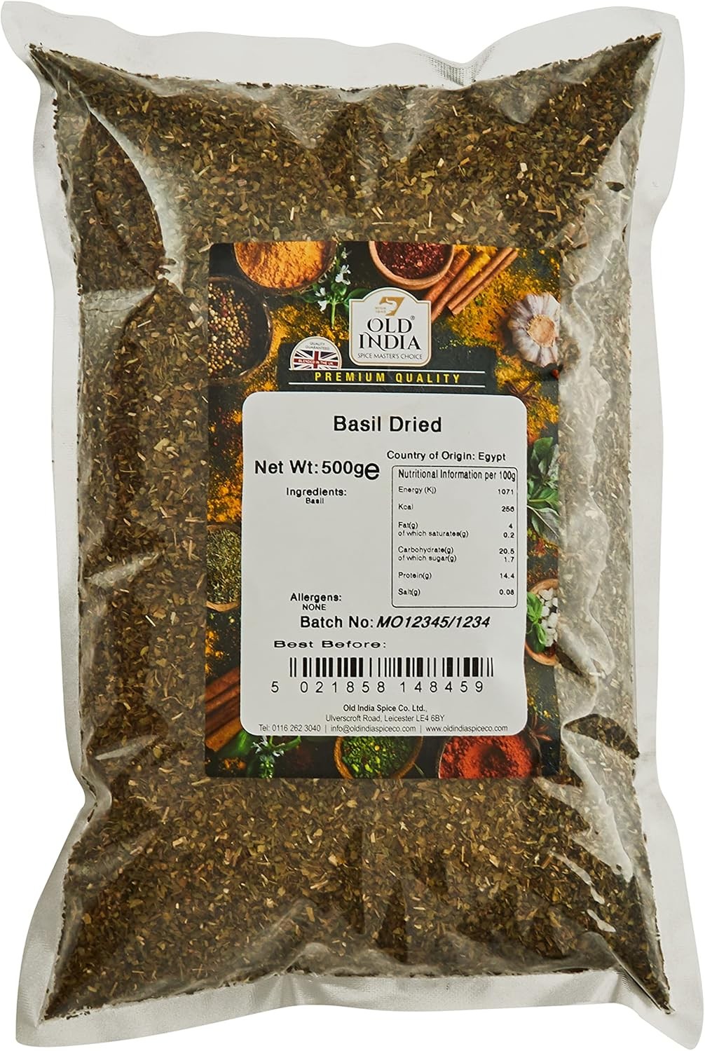 Old India Basil Dried 500g