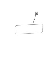 Genuine Mopar Vehicle Emission Control Information Label 68675652AB